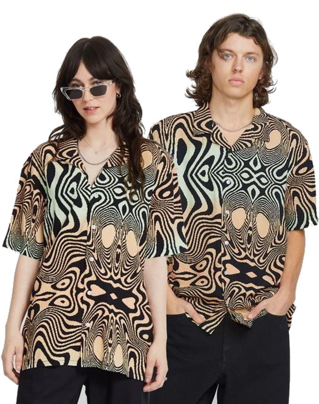VOLCOM Volcom Kurzarm Hemd Filip Rygalski Shirt Multi 4/5