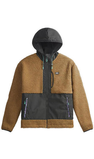 PICTURE Picture Fleece Jacke Pemberton zip Fleece chocolate-black