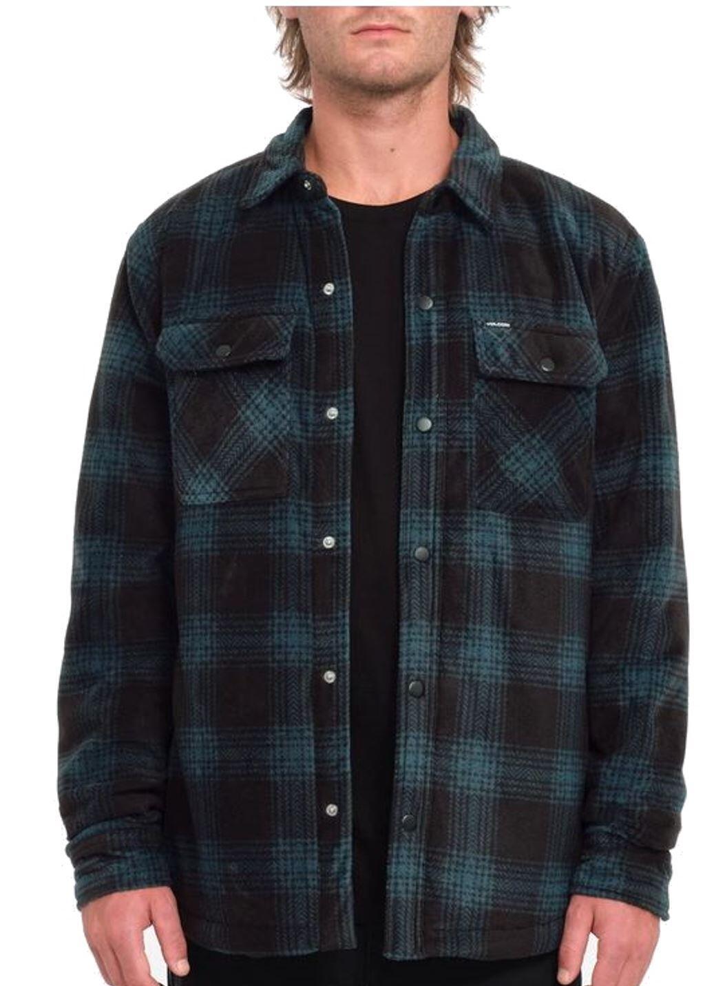 VOLCOM Volcom Hemd Bowered Polar Überhemd Jacke Evergreen 1/2
