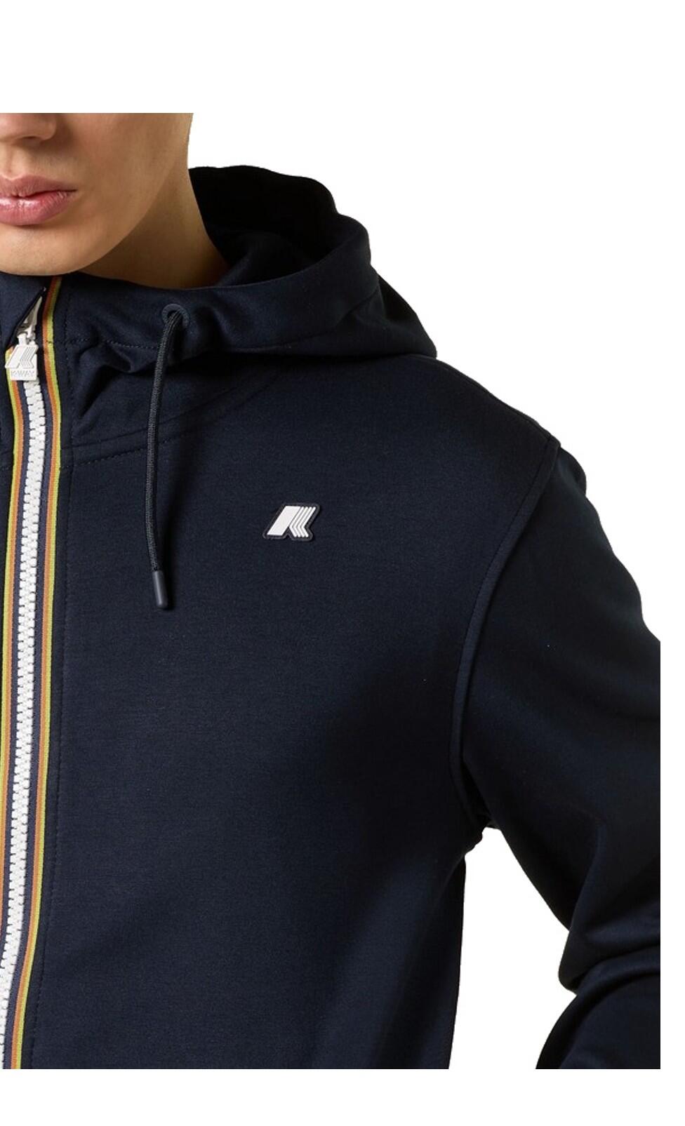 K-WAY K-WAY Herren Kapuzensweatshirt RAINER blue depth 4/4
