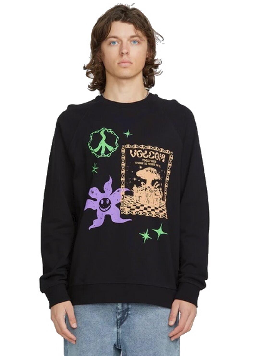 VOLCOM Volcom Pullover Filip Rygalski Sweater Black 2/4