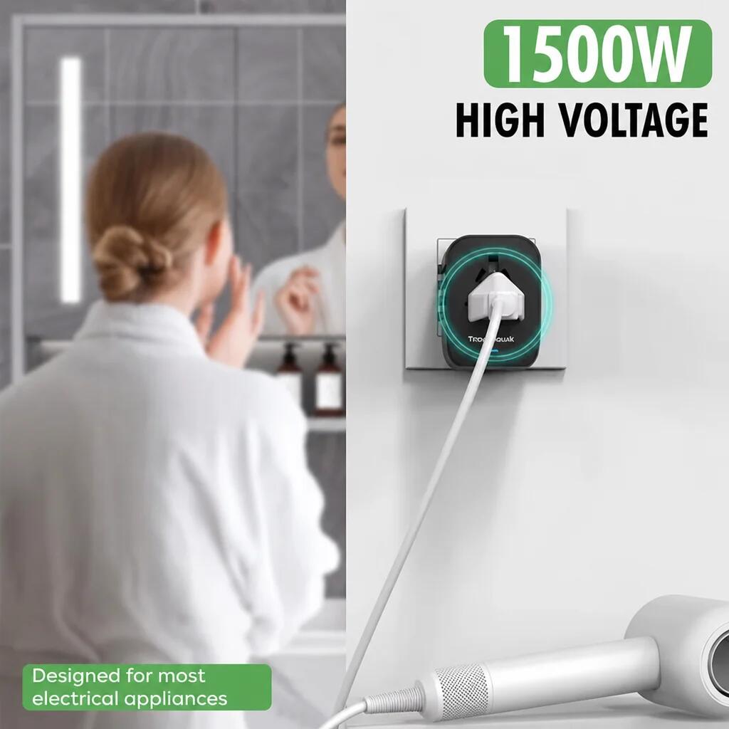 Wereldstekker – Universele Reisadapter met USB 7/7