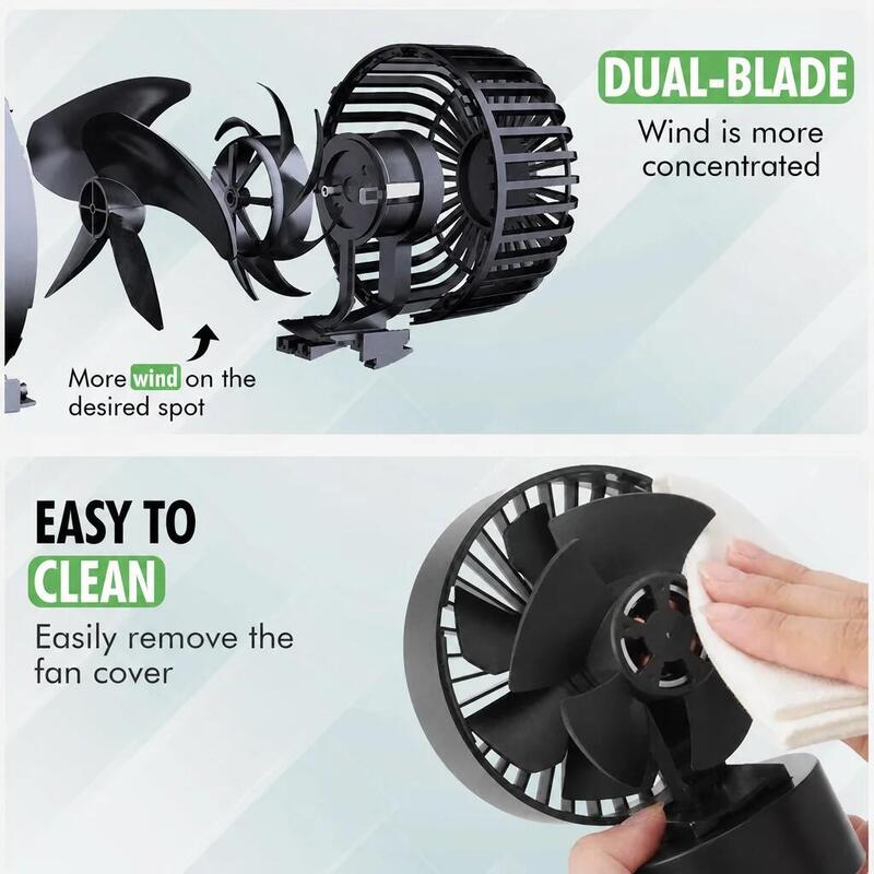 Mini ventilator USB – Compact și silențios (< 40 dB)