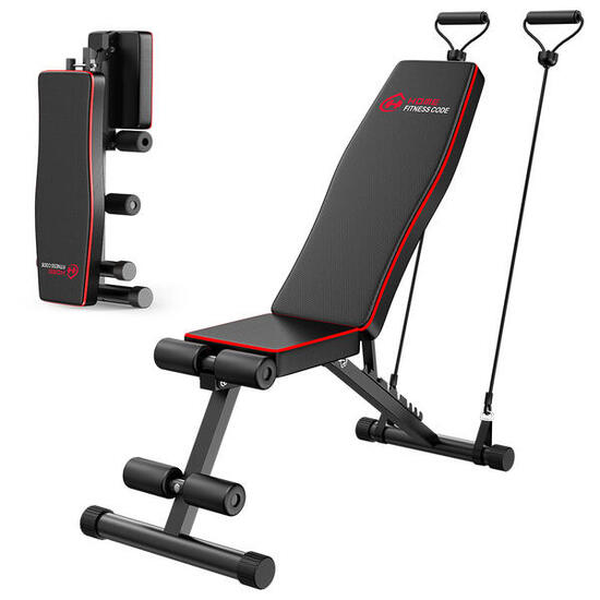 Banc de musculation pliable à 7 positions réglables