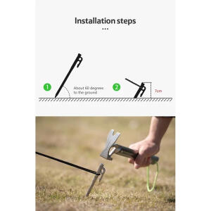 Naturehike Tent peg - Stainless steel 6/7
