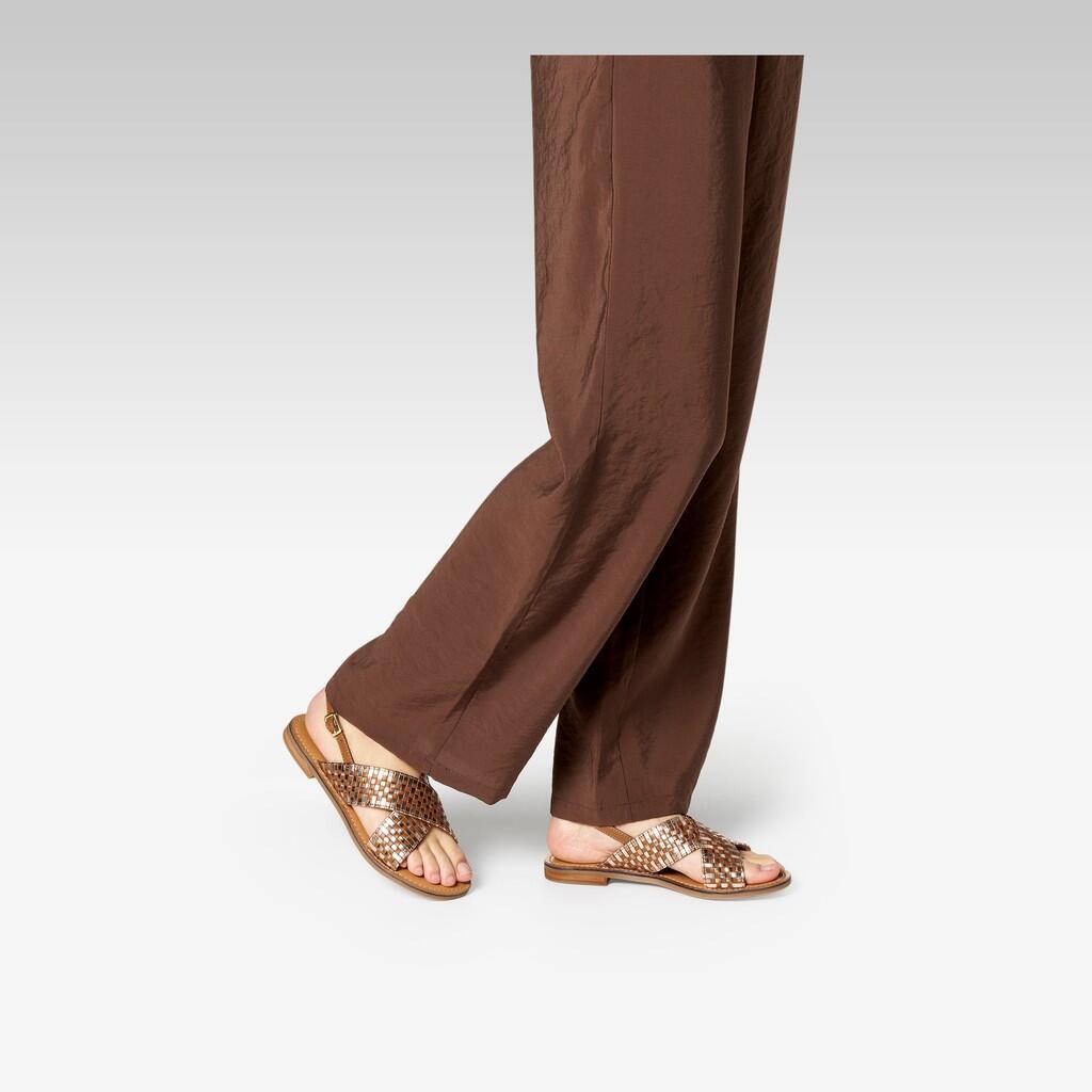 Sandales Femme D MADDALUSIAC Tabac/Bronze 3/7