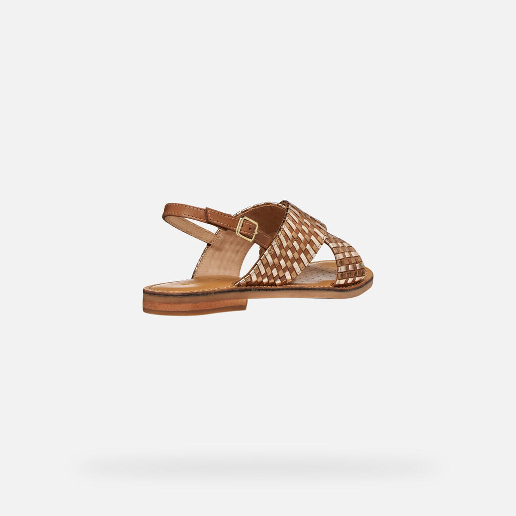 Sandales Femme D MADDALUSIAC Tabac/Bronze 7/7