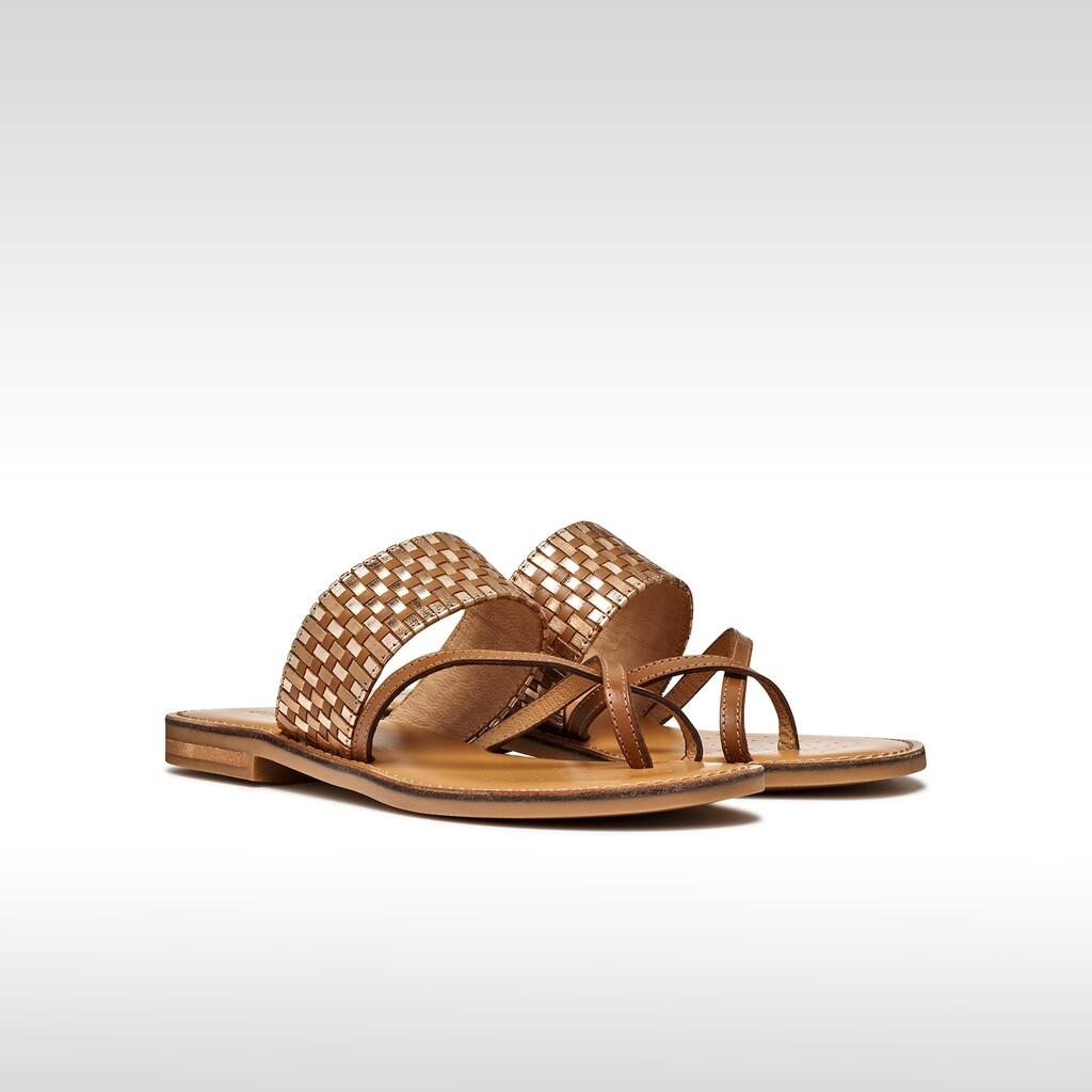 Sandales Femme MADDALUSIA C WOMAN Tabac/Bronze 4/7