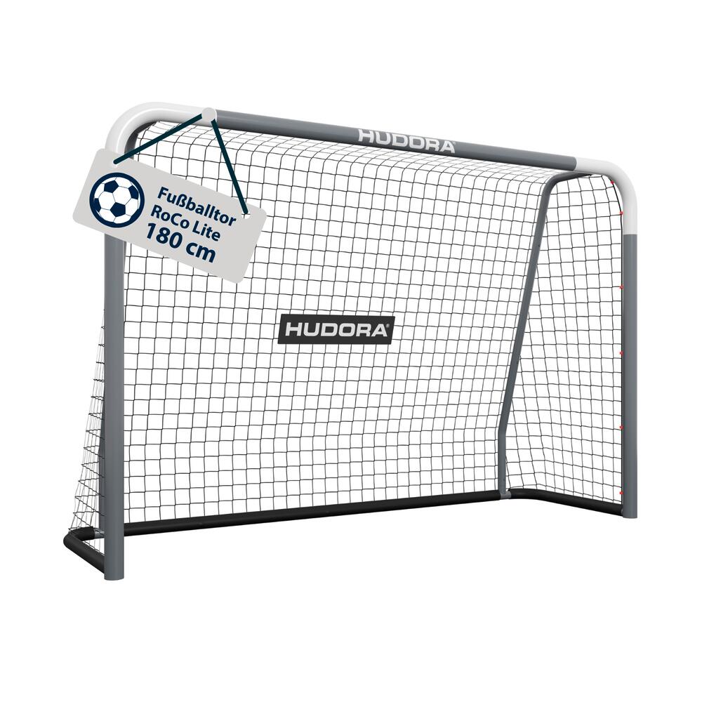 Porta da calcio RoCo Lite 180 con rete e ganci - 180x120 cm 1/2