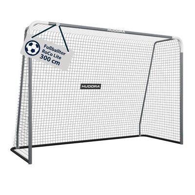 Voetbaldoel roco lite 300 met net en nylon haken - 300x200 cm