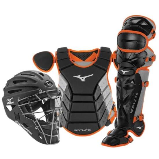 Mizuno Samurai Mens Box Set - 15 Color Black/Orange Baseball/Softball