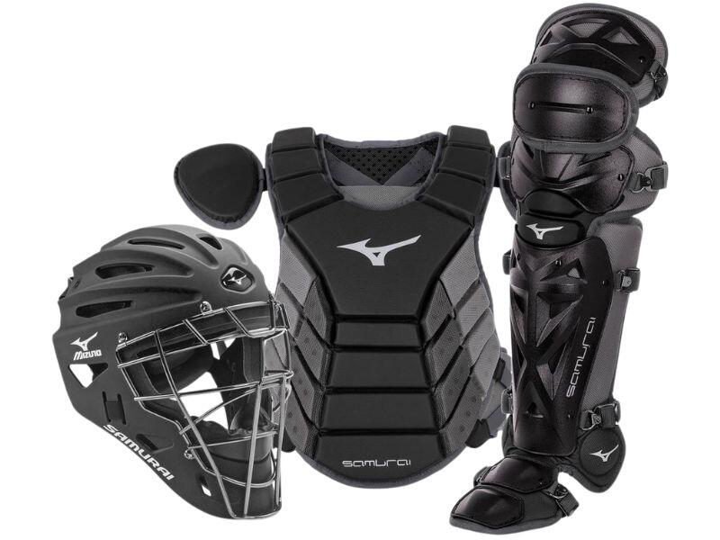 Mizuno Samurai Mens Box Set - 16 Color Black/Grey Baseball/Softball 1/4