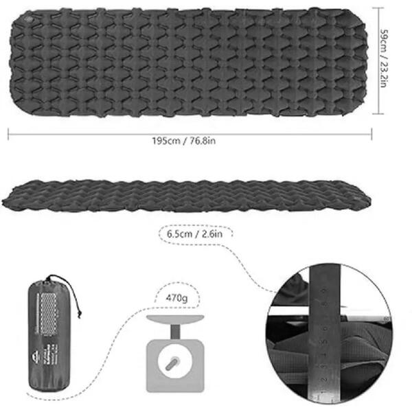 Naturehike Opblaasbaar Campingmatras - Ultralicht 600 g 3/5