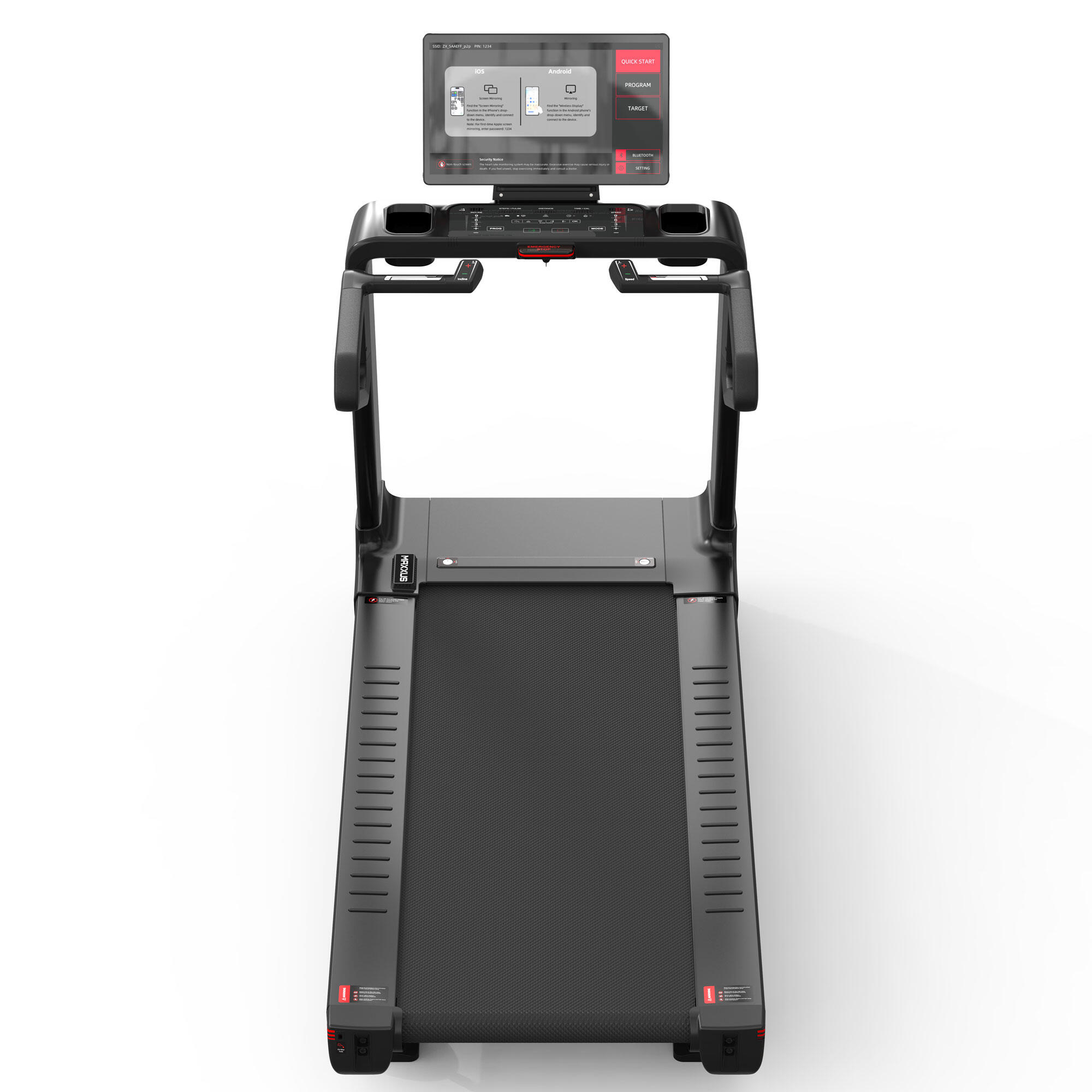 Tapis de course Pro 21,5" TFT | Moteur CA | 180 kg 4/7