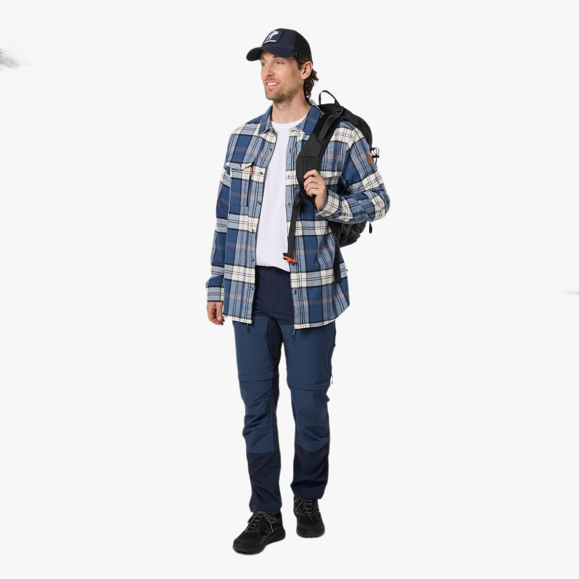 Chemise randonnée homme manches longues respirante Nordkap Flannel II 3/7