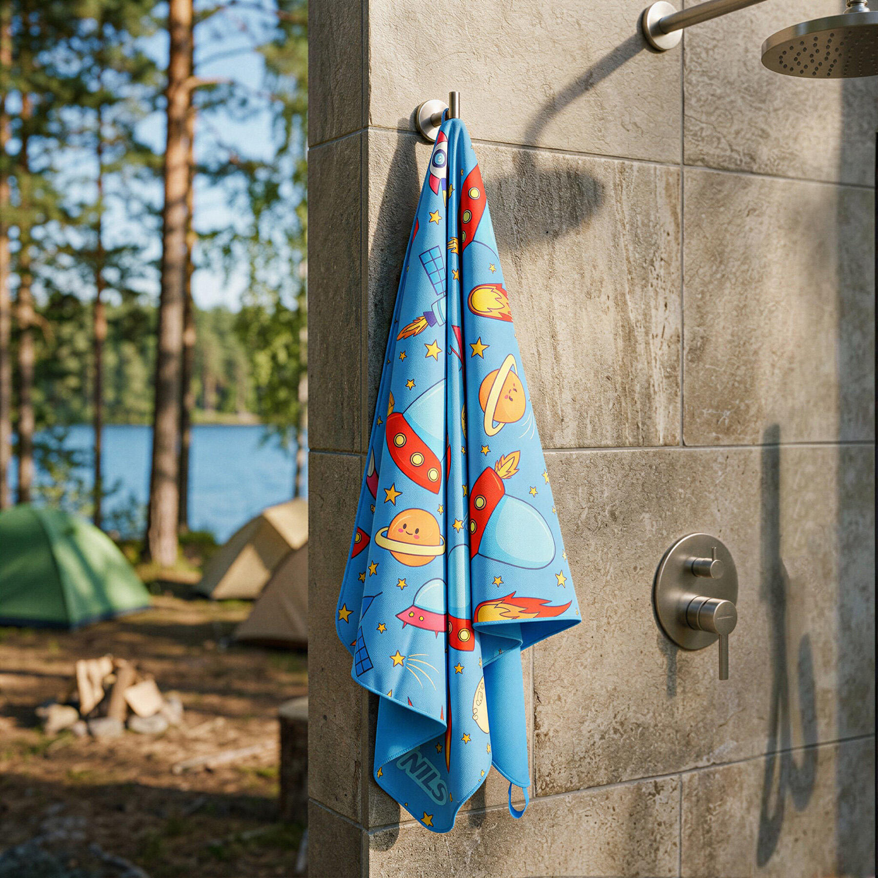 Serviette pour enfant Space 160 x 80 cm NILS NCR16 5/7