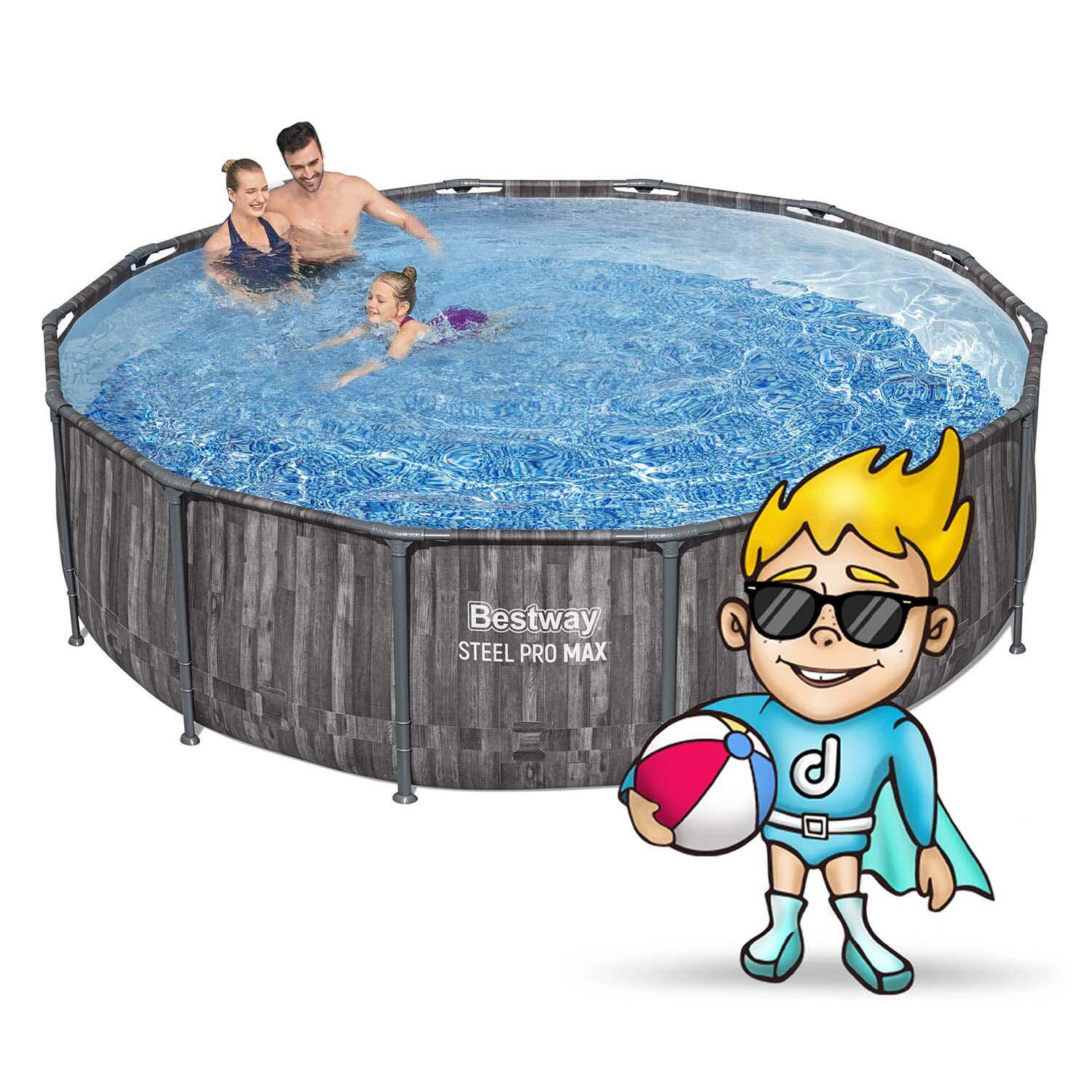 Piscina Bestway Steel Pro Max Ø427 x 107 cm Purificador de Cartuchos 3.028 l/h 2/5