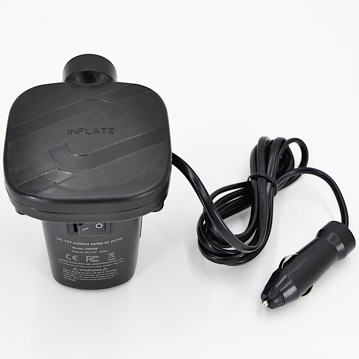 Pompka eleketryczna Avenli 12V 60W 3 wymienne końcówki 3/5