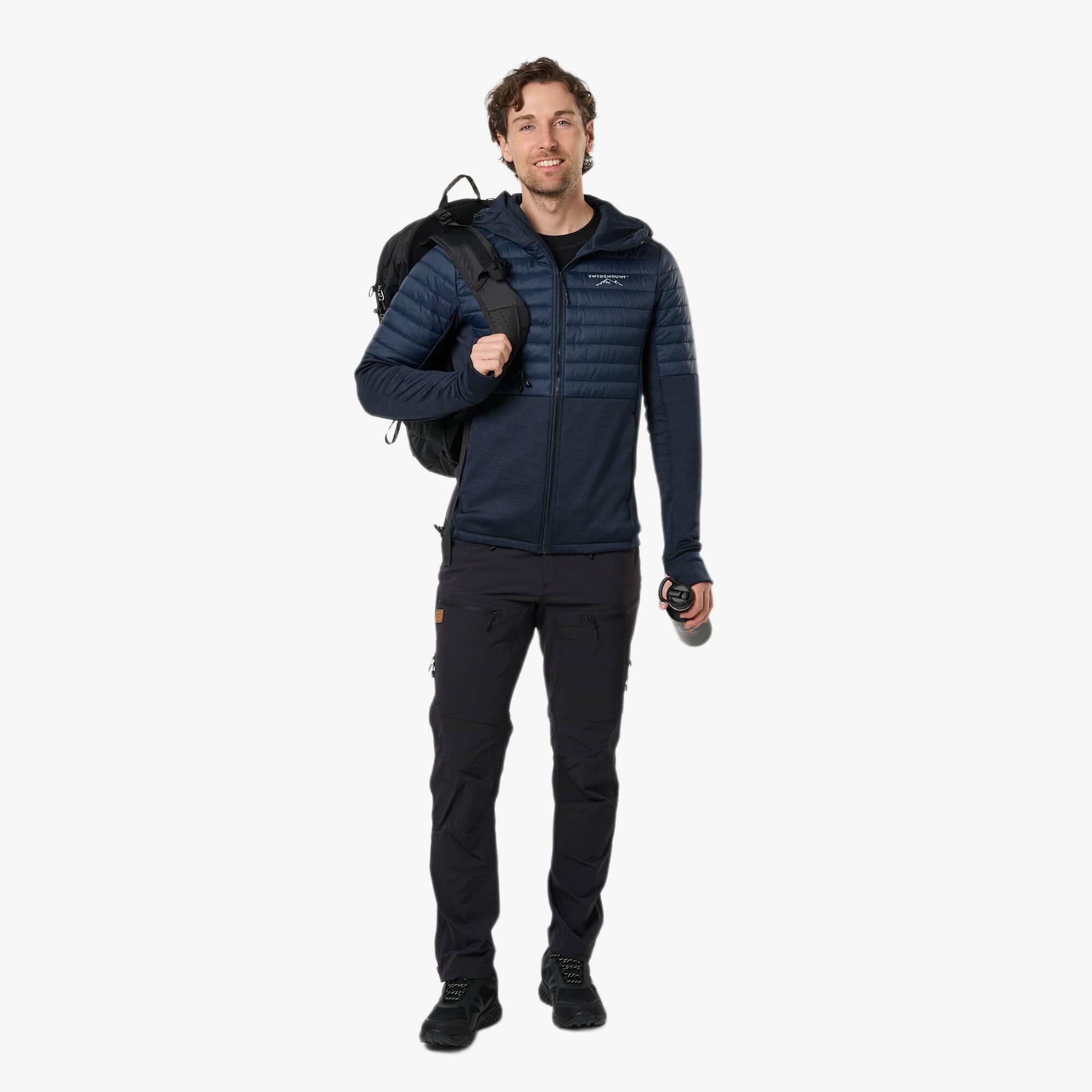 Herren Wandern Outdoorjacke wasserabweisend Lofoten Hybrid II 3/7