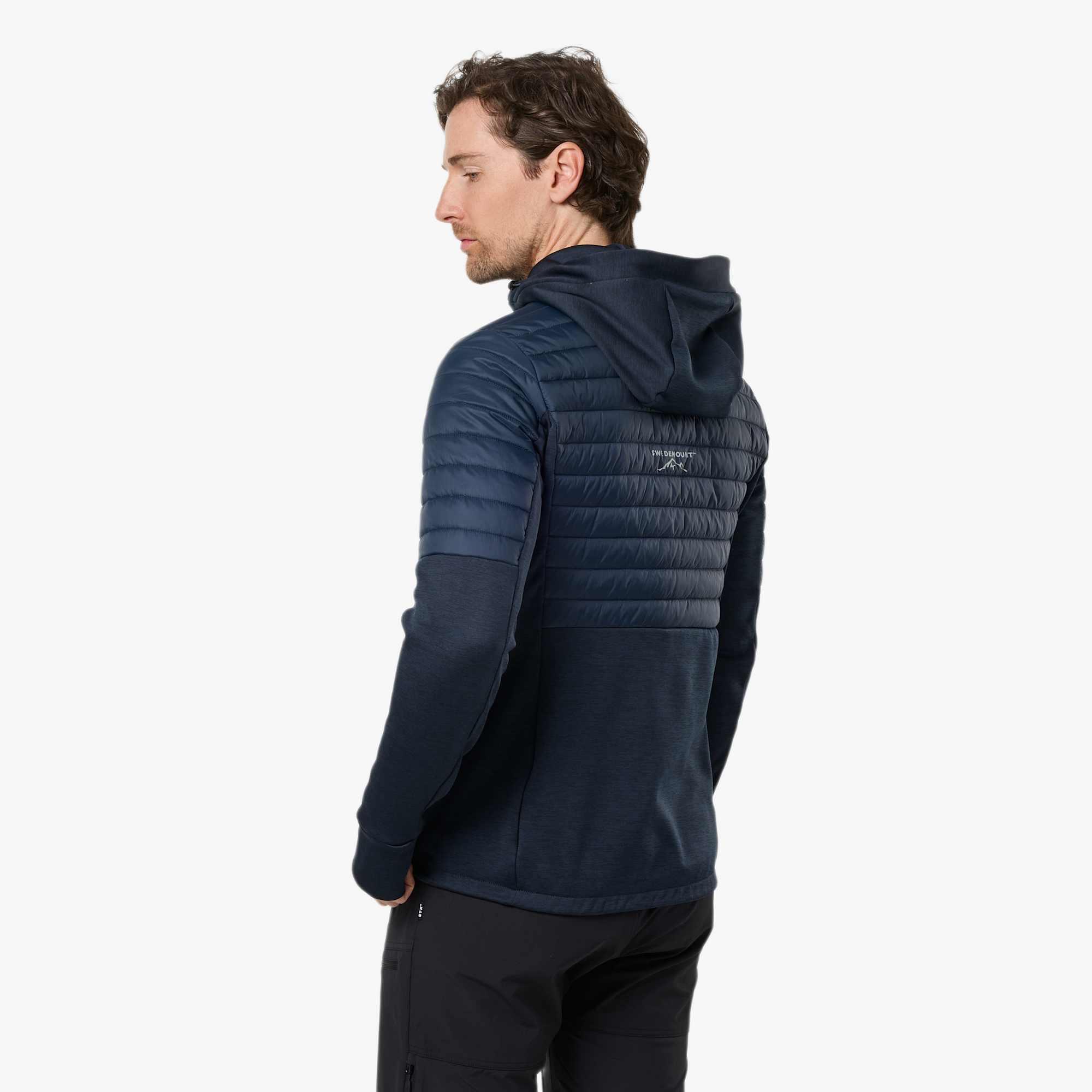 Herren Wandern Outdoorjacke wasserabweisend Lofoten Hybrid II 2/7