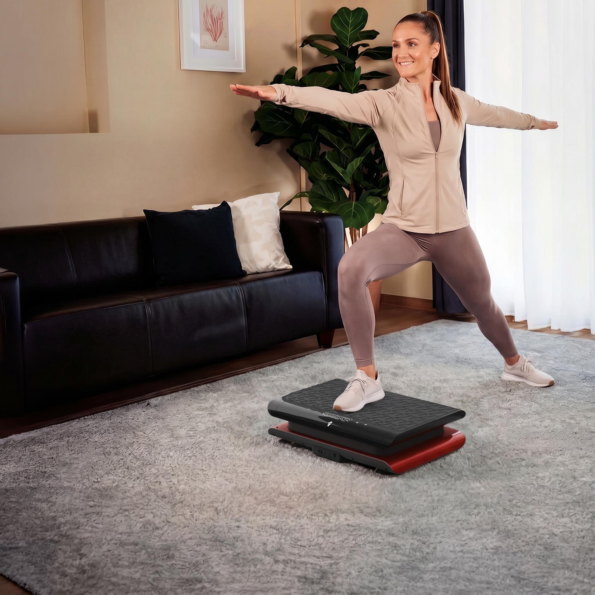 Sportstech sVibe Lite_RD - Piattaforma vibrante 4D – 99 livelli di allenamento 2/7