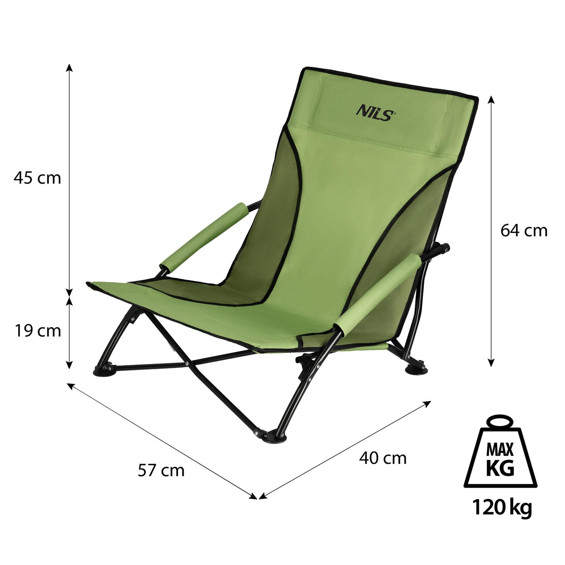 Opvouwbare campingstoel met draagtas NILS CAMP NC3035 3/7