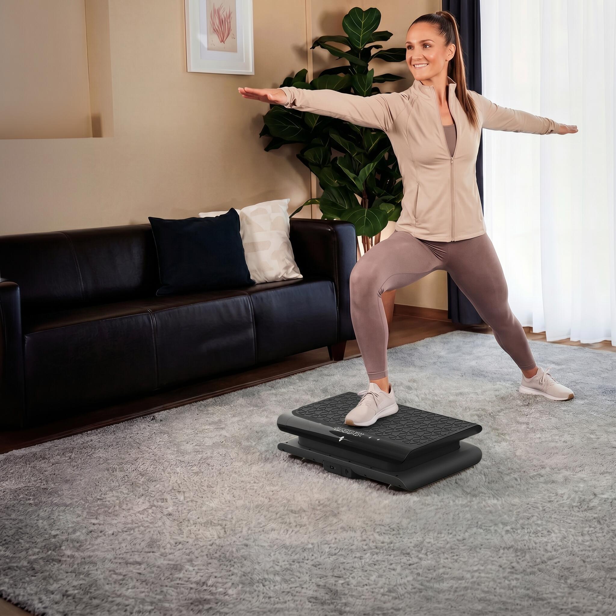 Sportstech sVibe Lite_BL - Piattaforma vibrante 4D – 99 livelli di allenamento 2/7