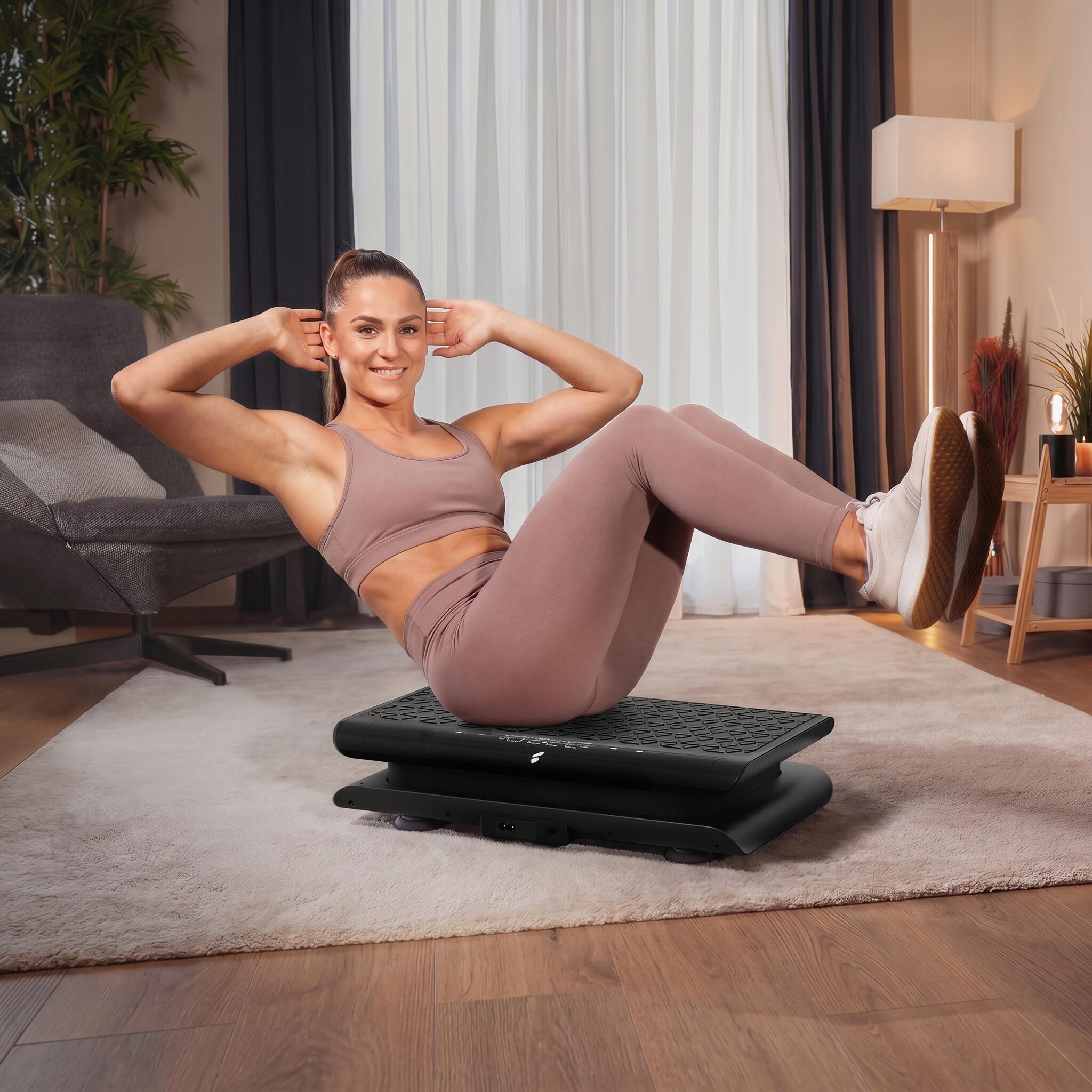 Sportstech sVibe Lite_BL - Piattaforma vibrante 4D – 99 livelli di allenamento 5/7