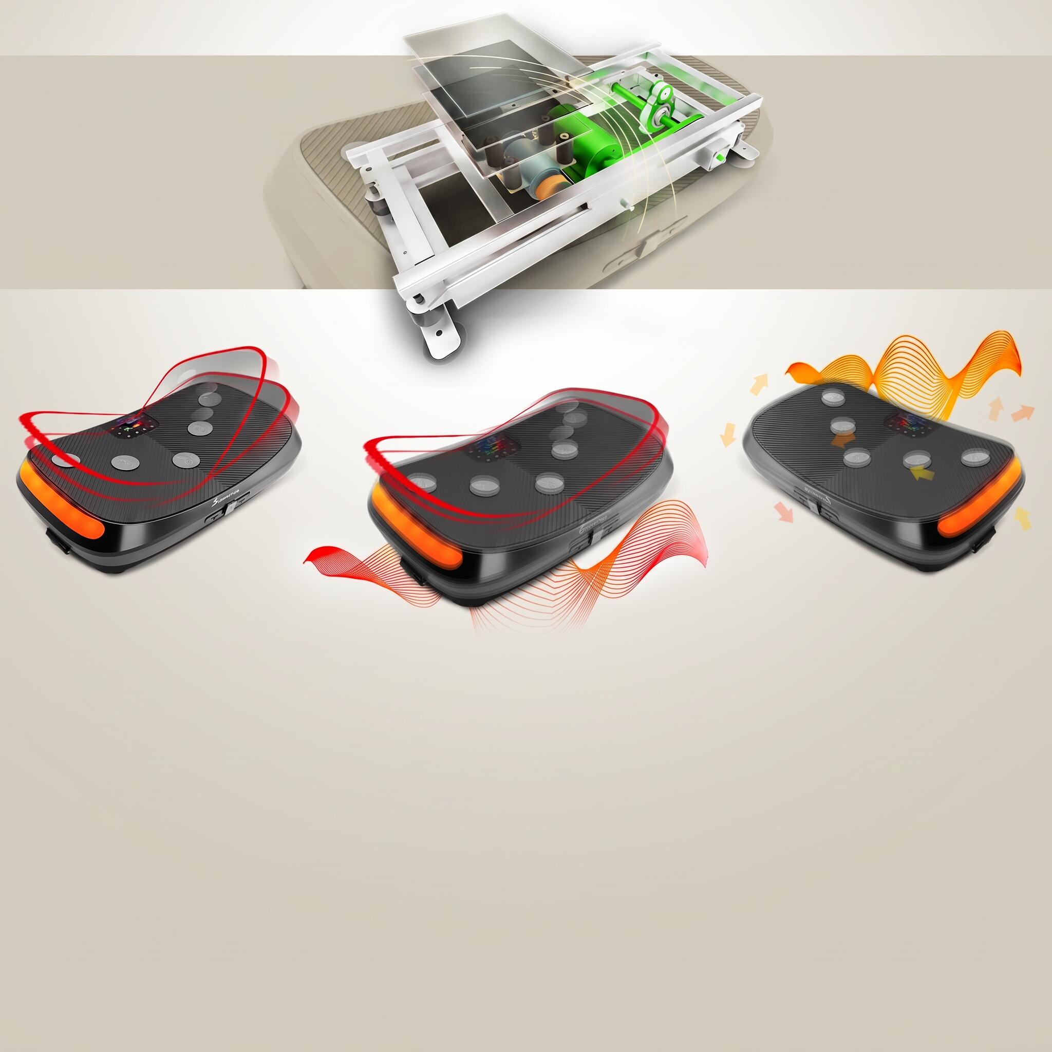 Plataforma vibratoria Sportstech VP400 4D | 60 niveles de intensidad 5/7