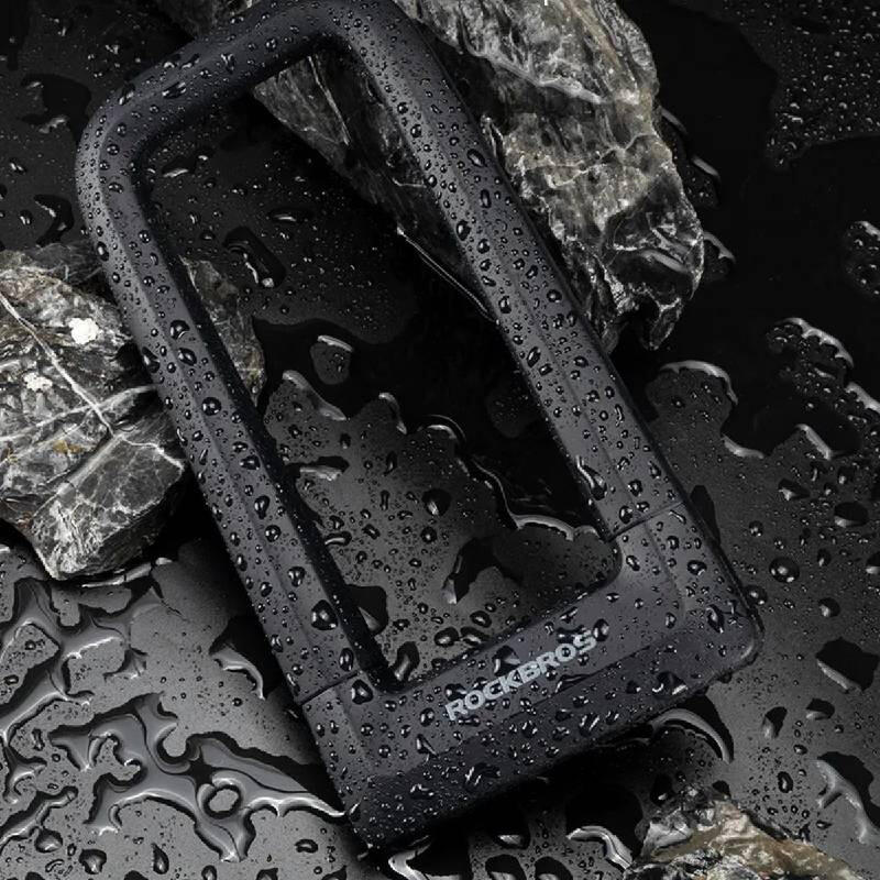 Zabezpieczenie rowerowe, zapięcie rowerowe na klucz, U-LOCK ROCKBROS szary 6/7