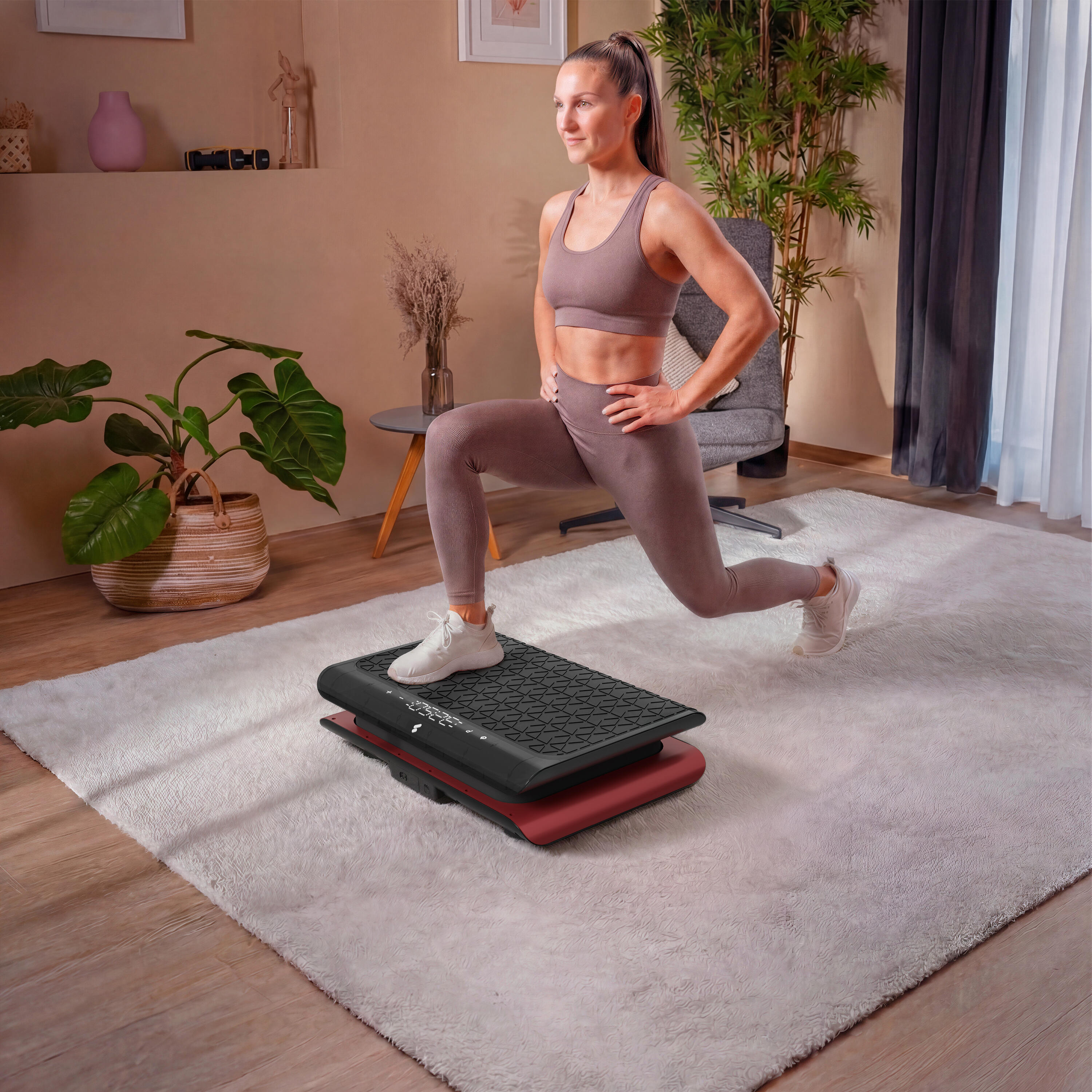 Sportstech sVibe Lite_RD - Piattaforma vibrante 4D – 99 livelli di allenamento 6/7