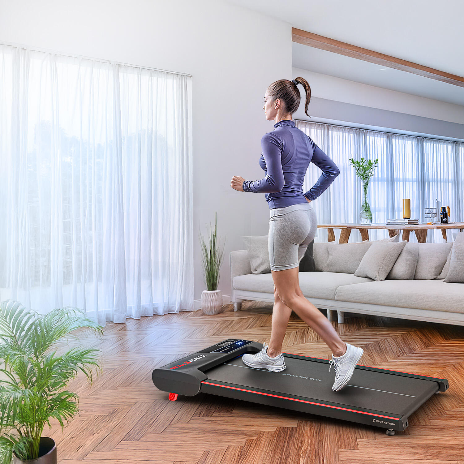 Sportstech Walking Pad WalkMate: tu compañero ideal para caminar en casa 2/7