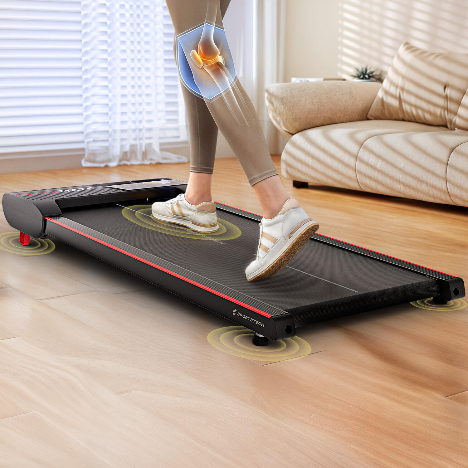 Sportstech Walking Pad WalkMate: tu compañero ideal para caminar en casa 4/7