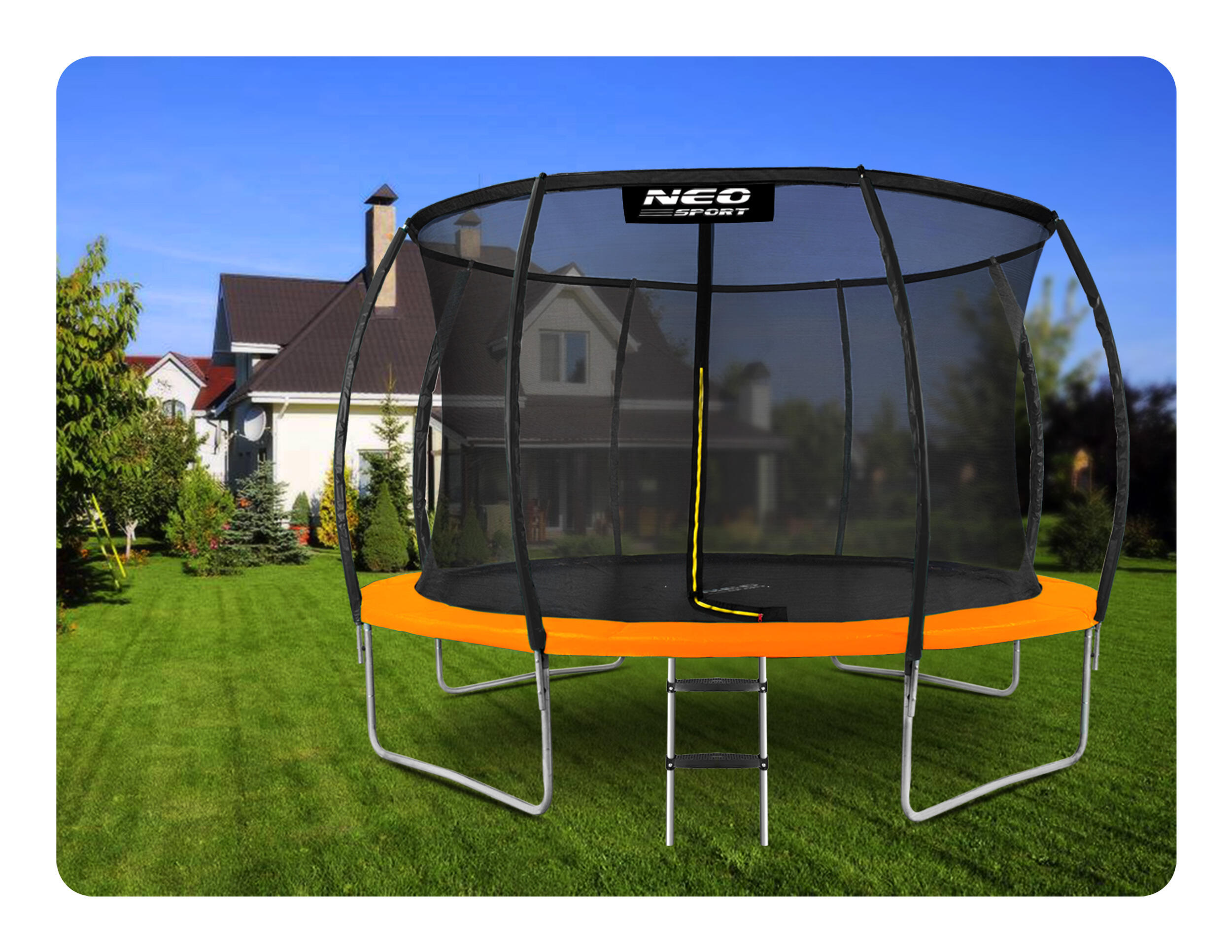 Camas elásticas y trampolines gimnasia niño Neo-Sport Ns-12c201 naranja 3/7