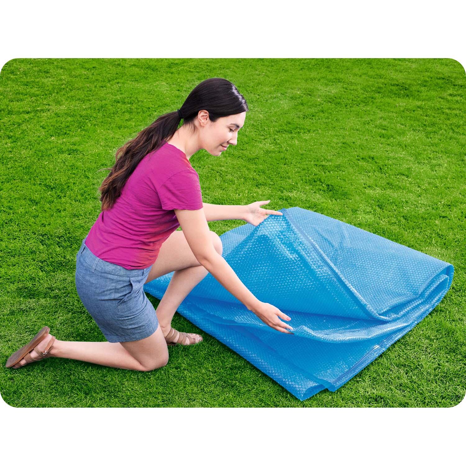 Bestway Bâche à bulles ronde 417 cm pour piscine hors sol øde 427 jusqu'à 457 cm 3/7