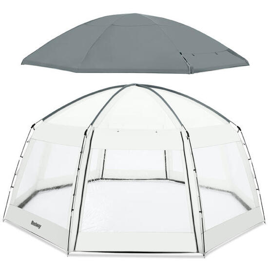 Dôme de protection Bestway pour piscine hors sol ronde 4,88 m