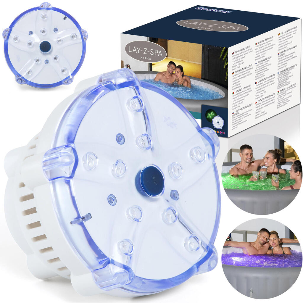 Lay-Z-Spa 7-Color LED Light Hot Tub Acce ssory