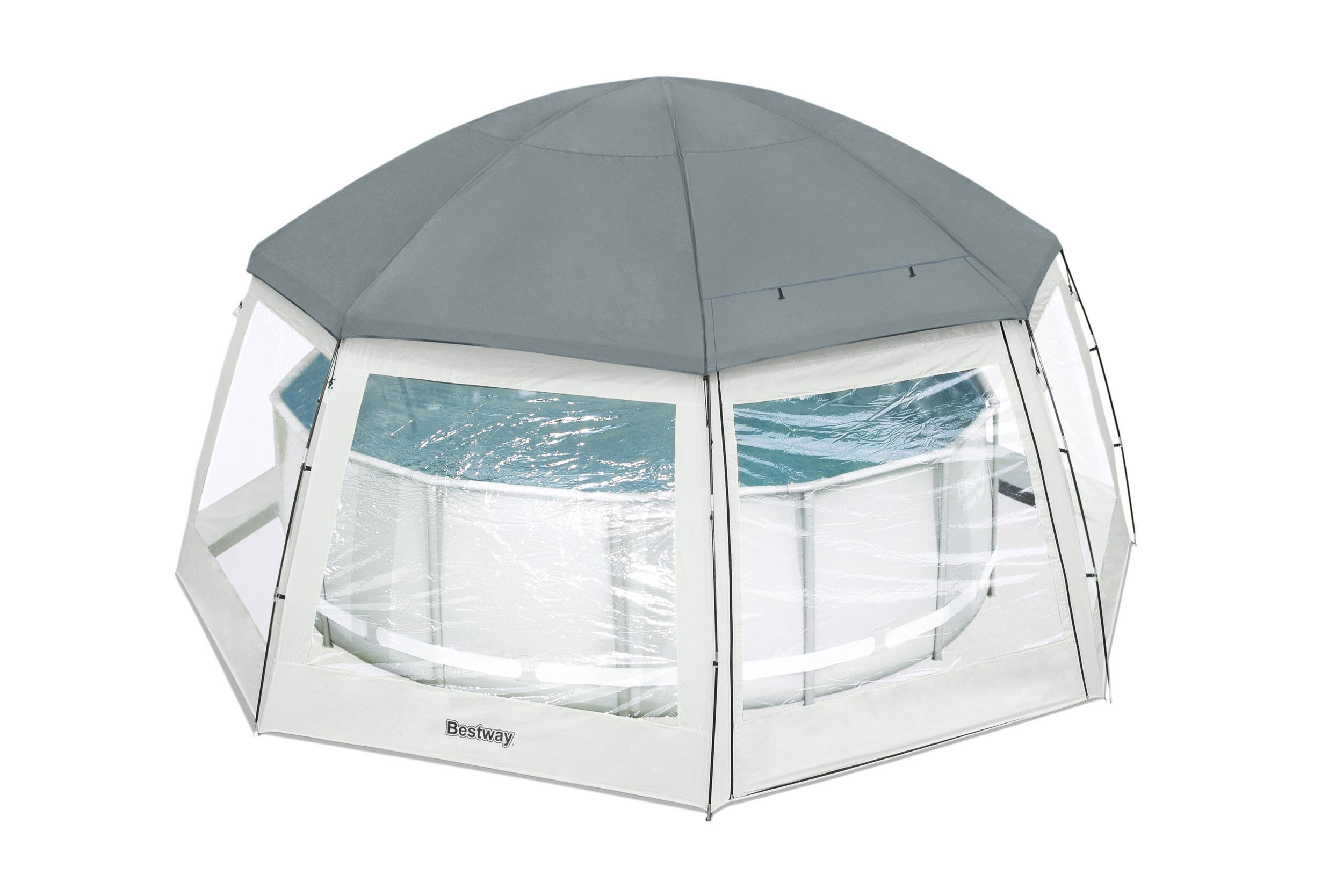 Cúpula de piscina 600x600x295 cm Bestway 4/7