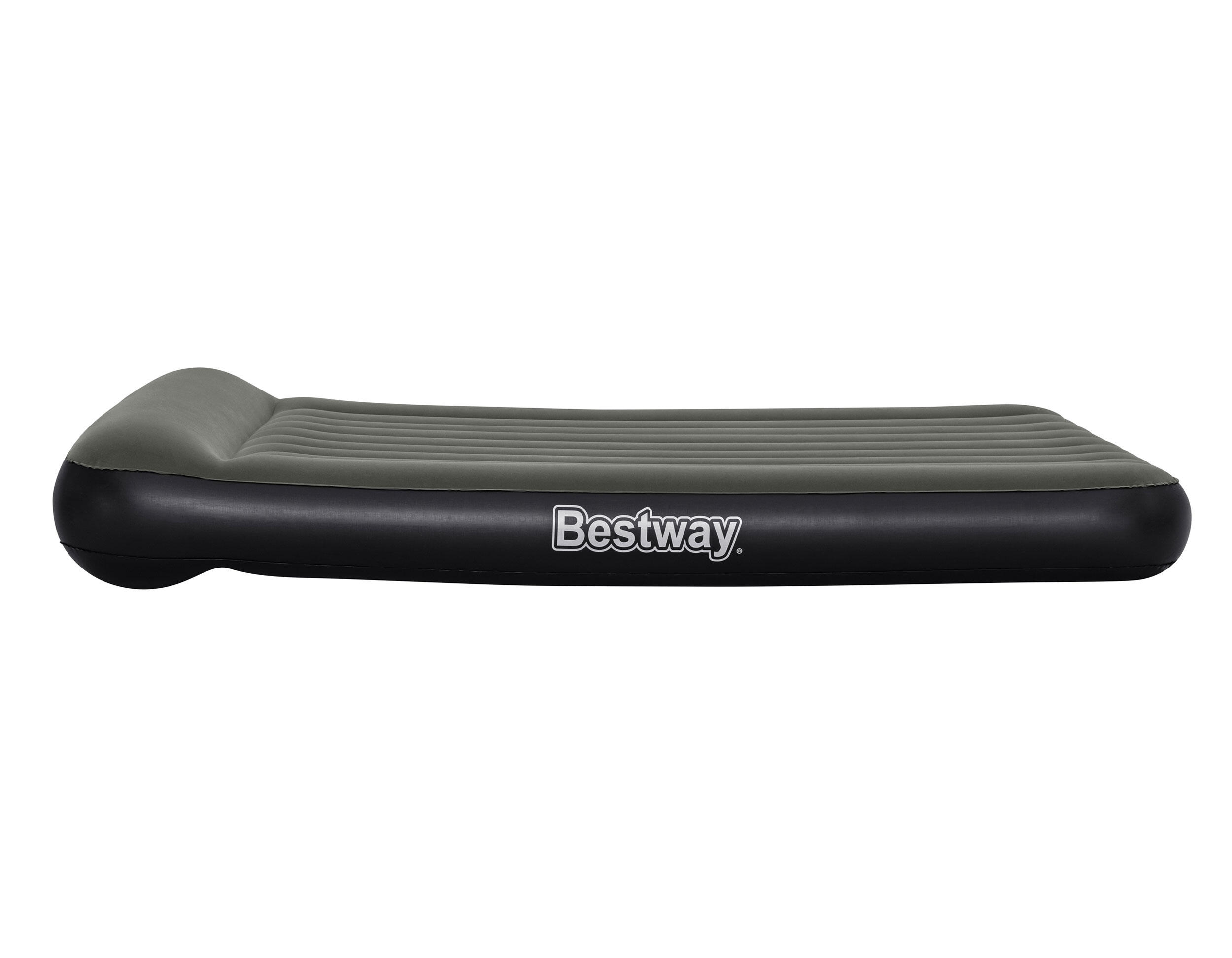 Bestway Matelas gonflable 2 personnes 203 x 152 x 30 cm pompe à piles 2/7