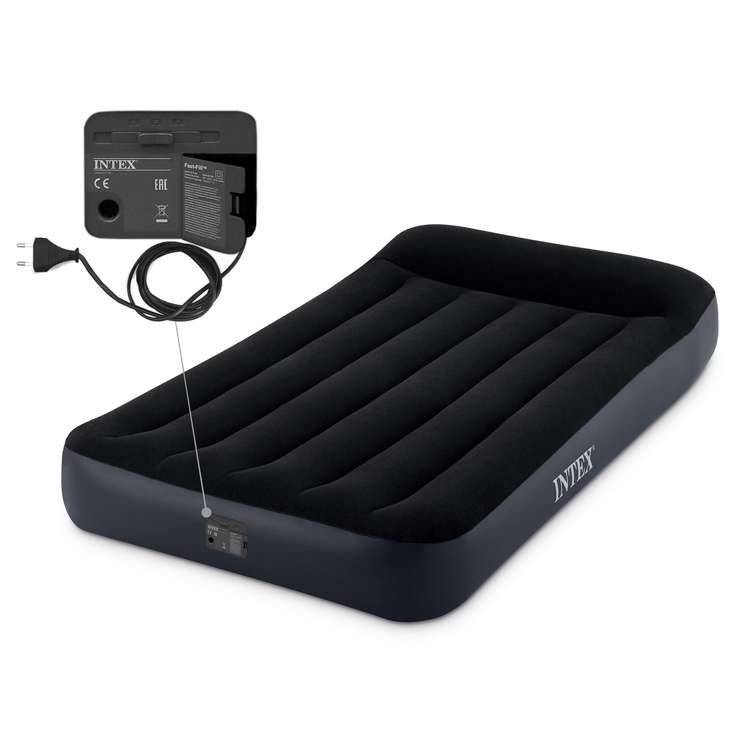 Nafukovací matrace INTEX 64146 TWIN PILLOW REST CLASSIC 99x191x25 cm 3/6