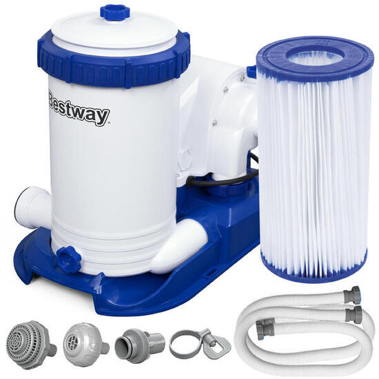 Bestway Pompe de filtration à cartouche 9463 L/h pour piscine hors sol