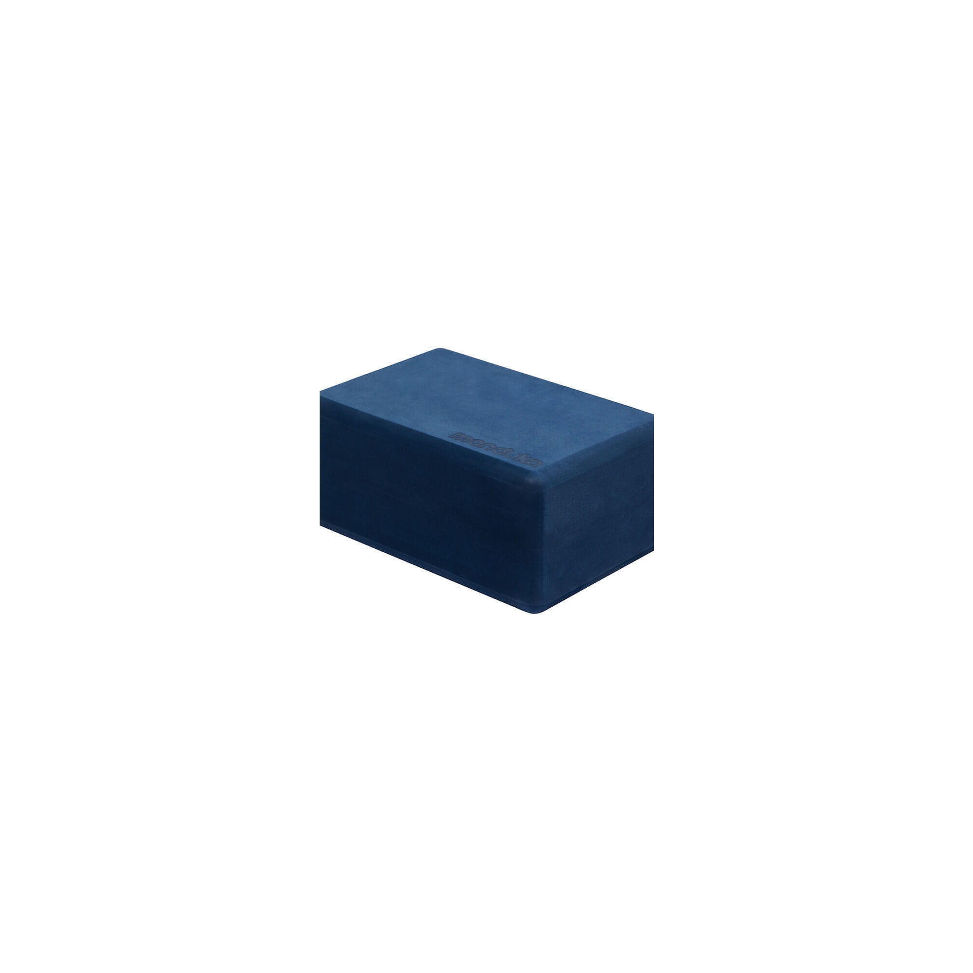 Bloc de yoga Manduka din spuma reciclata - Cub de exercitii Midnight