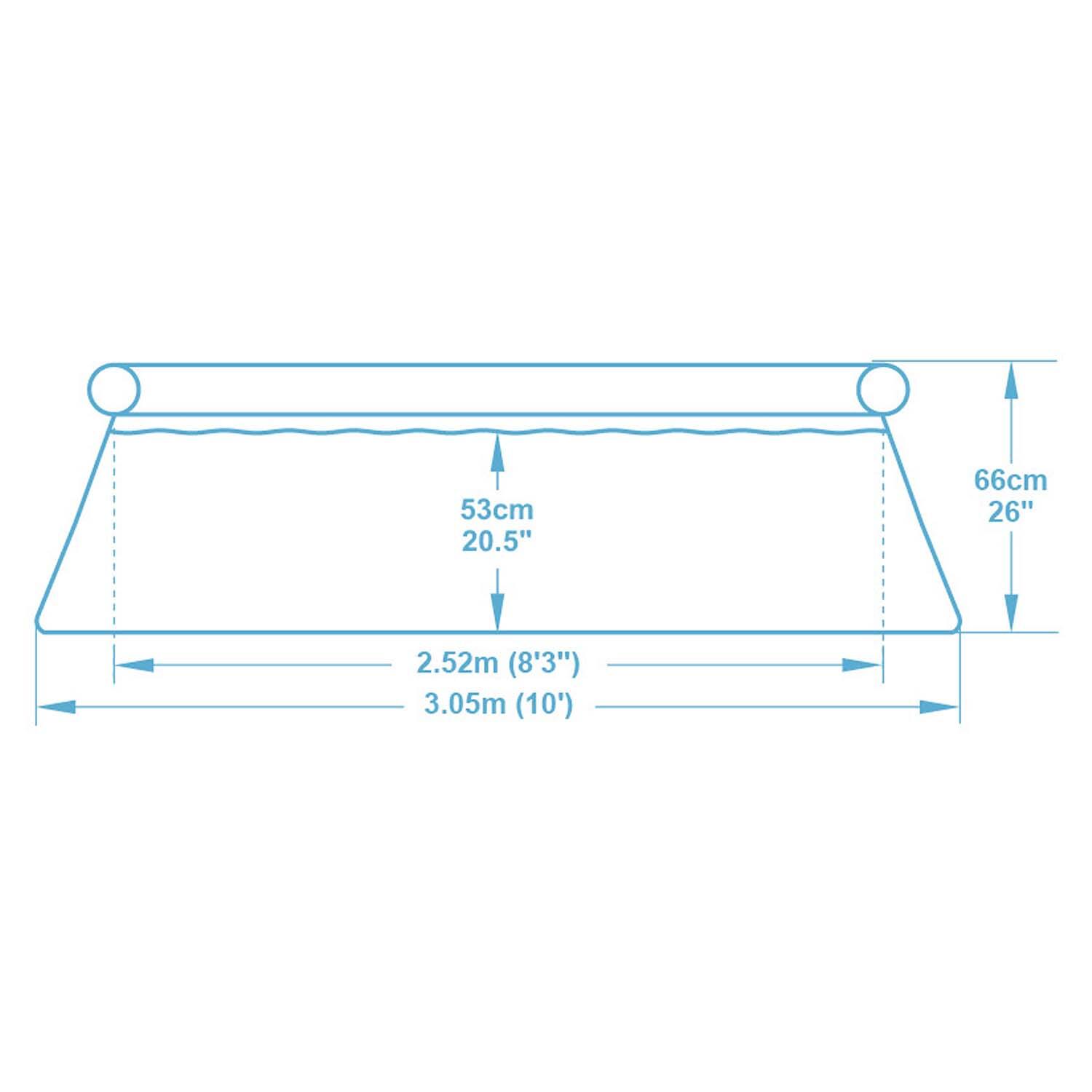 Bestway Piscine gonflable ronde Bestway Fast Set 305 x 66 cm bleu 3/7