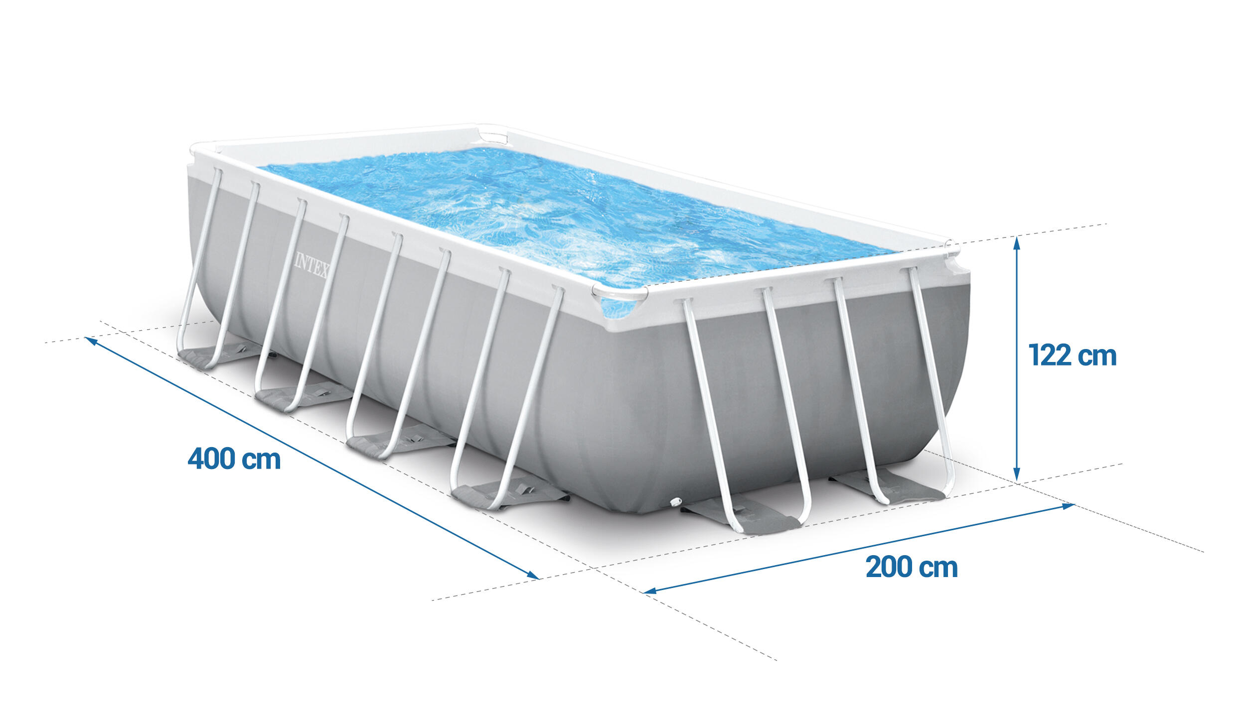 Basen stelażowy do ogrodu Intex 400 x 200 x 122cm zestaw 17w1 5/5