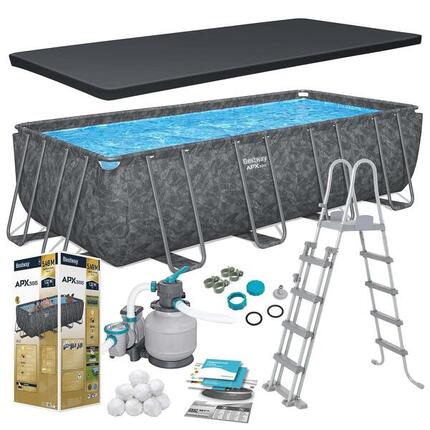 Bestway Piscine hors sol - Rectangulaire - APX 365 - 549 x 274 x 132 cm