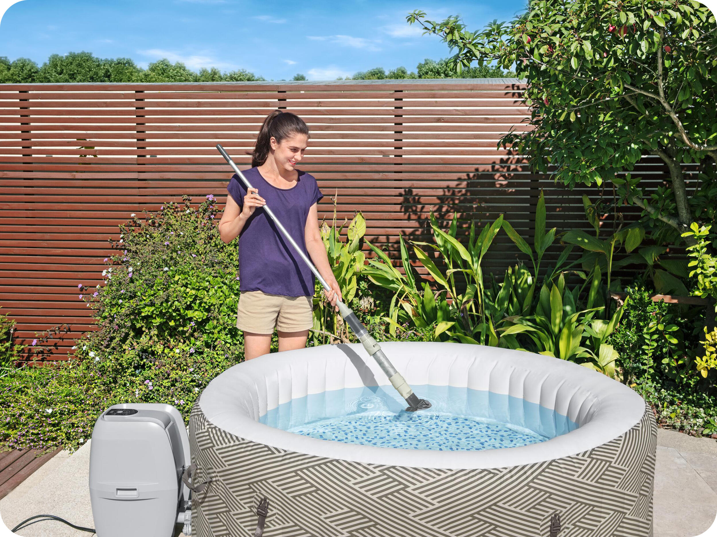 Aspirapiscine Bestway® LAY-Z-SPA® Xtras a batteria 4/7