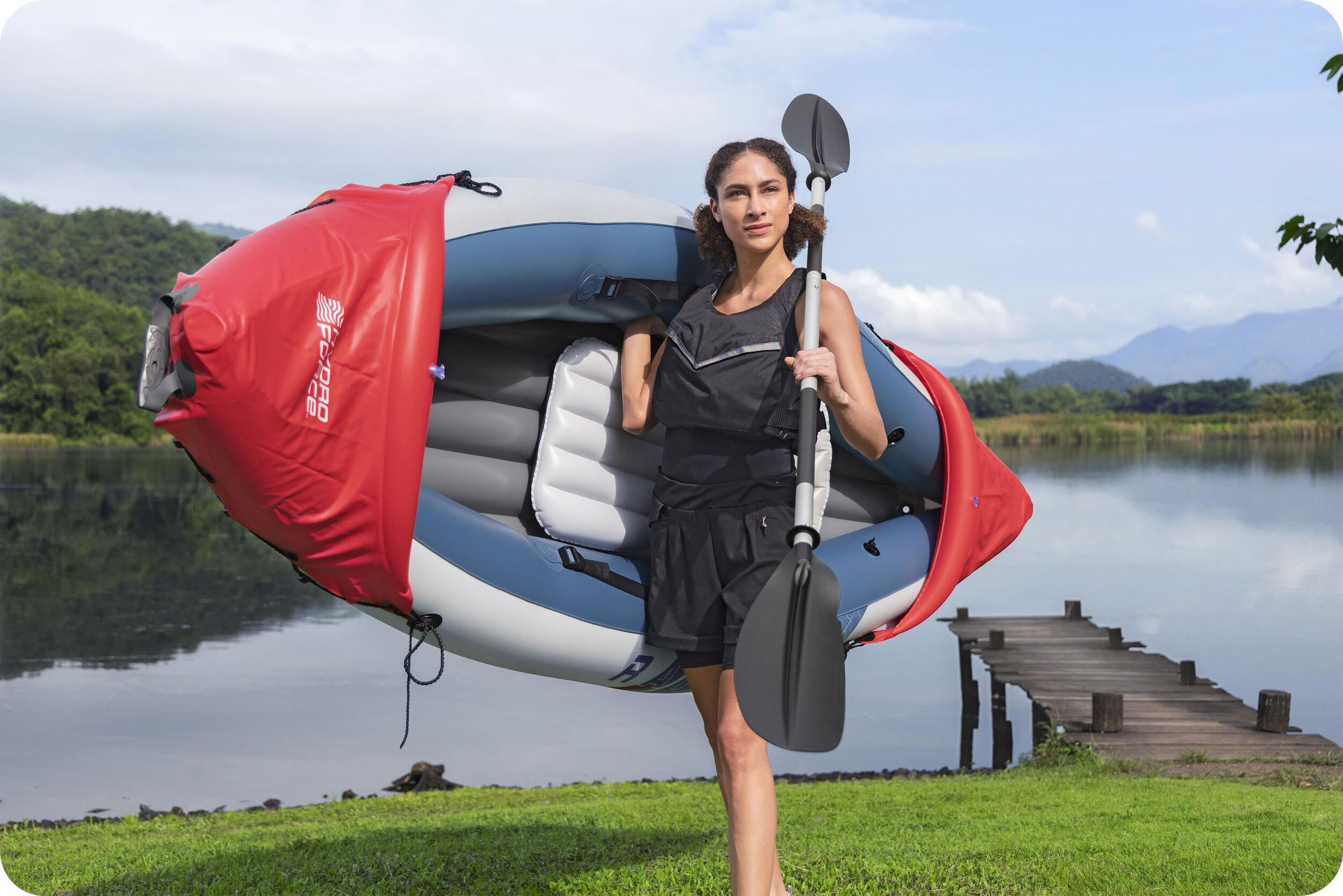 Kajak dmuchany Hydro-Force Rapid X1 Bestway 65176 3/11