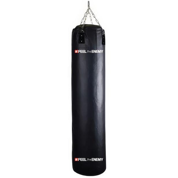Saco de boxeo profesional relleno 80 kg 180x35 cm negro 1/1
