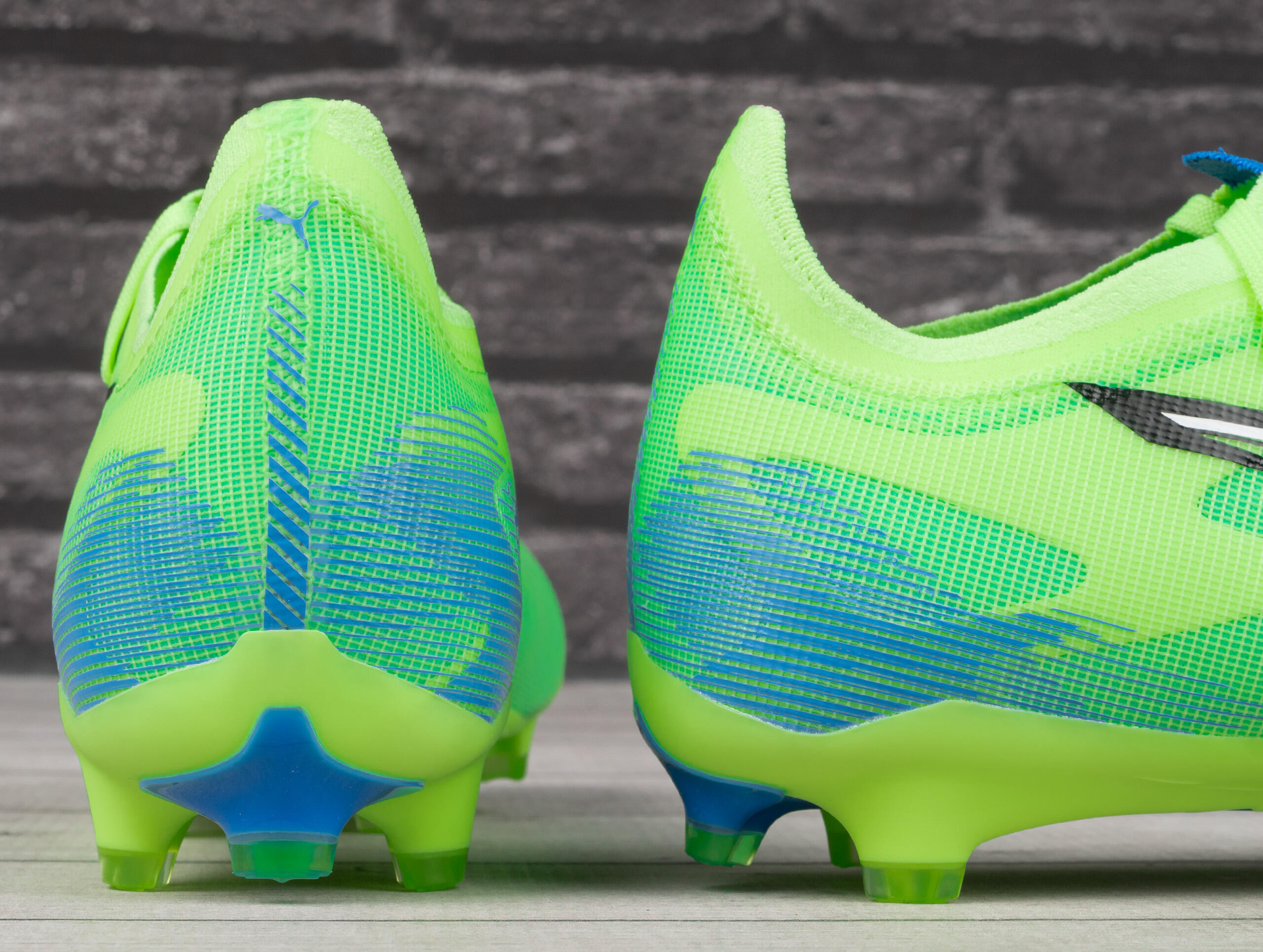 Heren Ultra 5 Match Stevige Grond Voetbalschoenen (Groen/Wit/Blauw) 4/15
