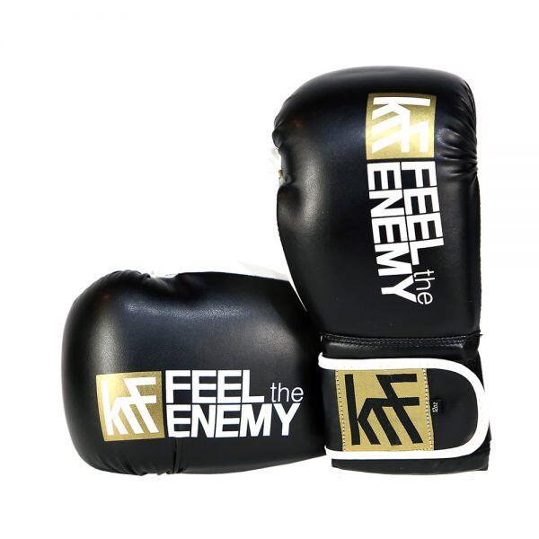 FEEL the ENEMY Guantes de Entreno 8 oz Blanco 4/4